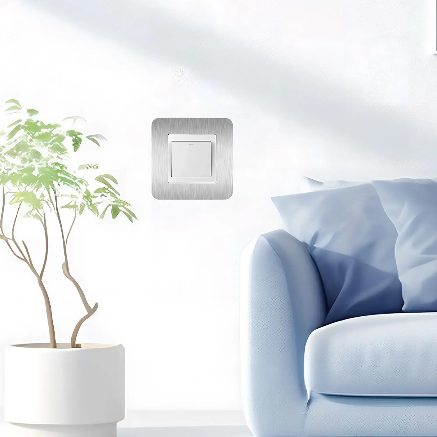 Home Office In Uk - 4 pièces interrupteur de lumière auto-adhésif