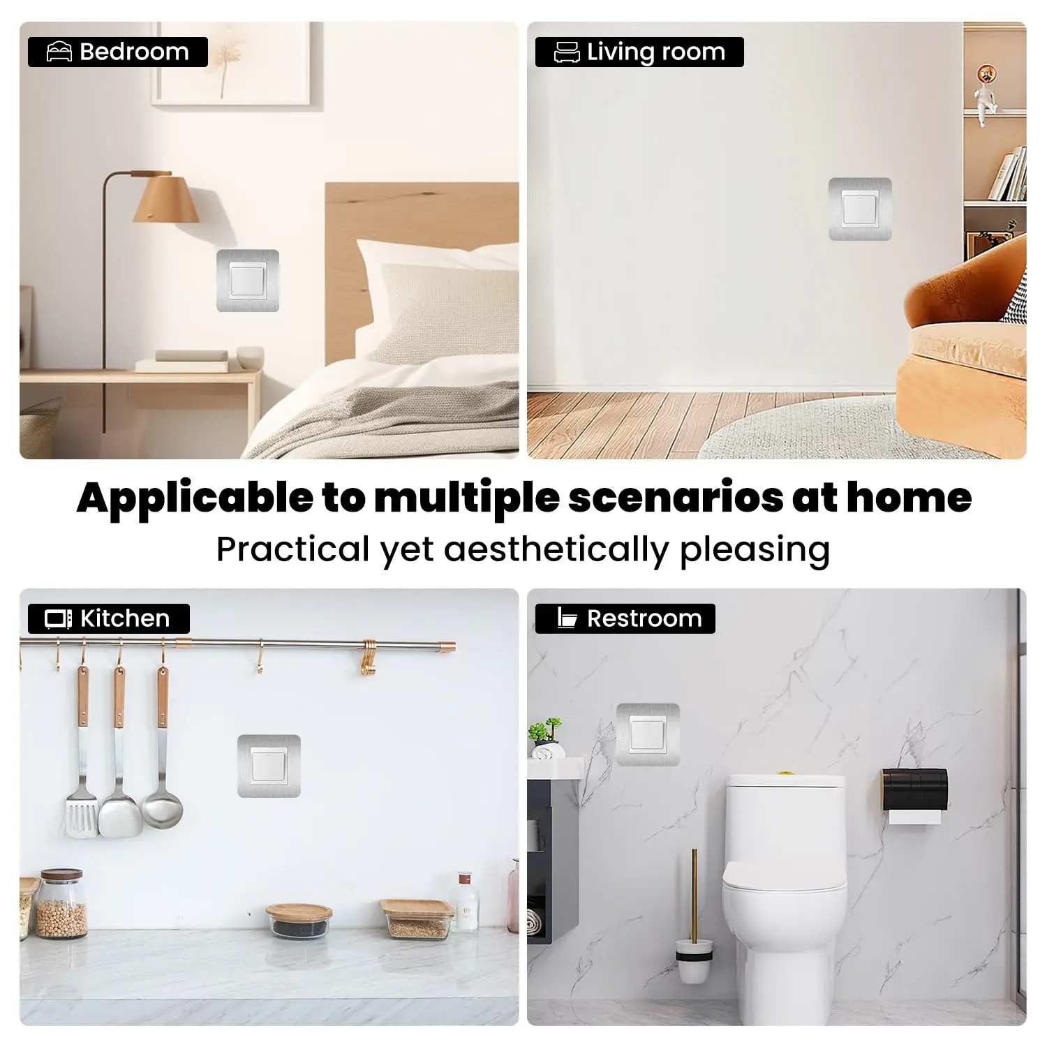 4 pièces interrupteur de lumiè - Home Office In Uk avis et prix